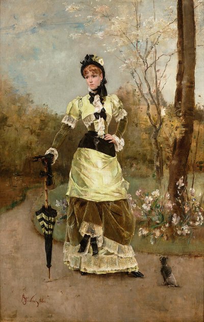 The Parisian by Alfred Emile Stevens